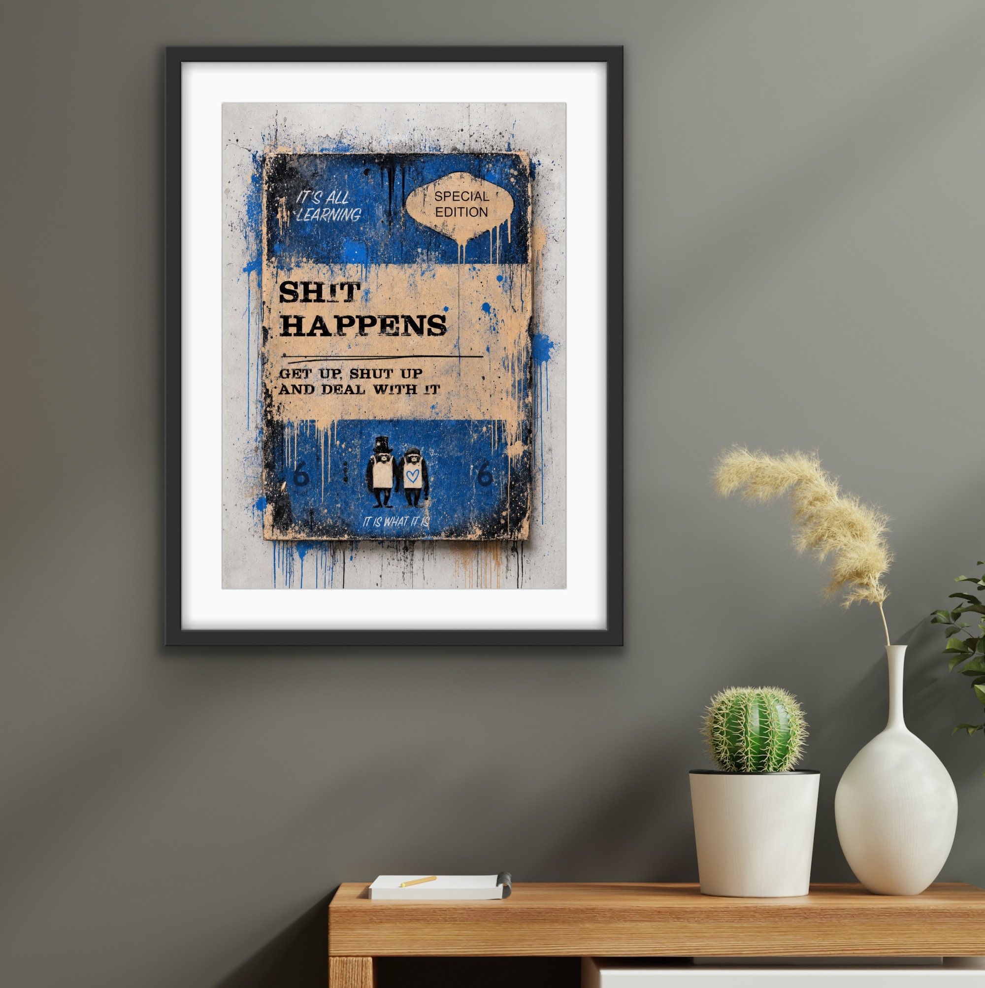 SHIT HAPPENS - Special Edition Penguin Print - Image 3