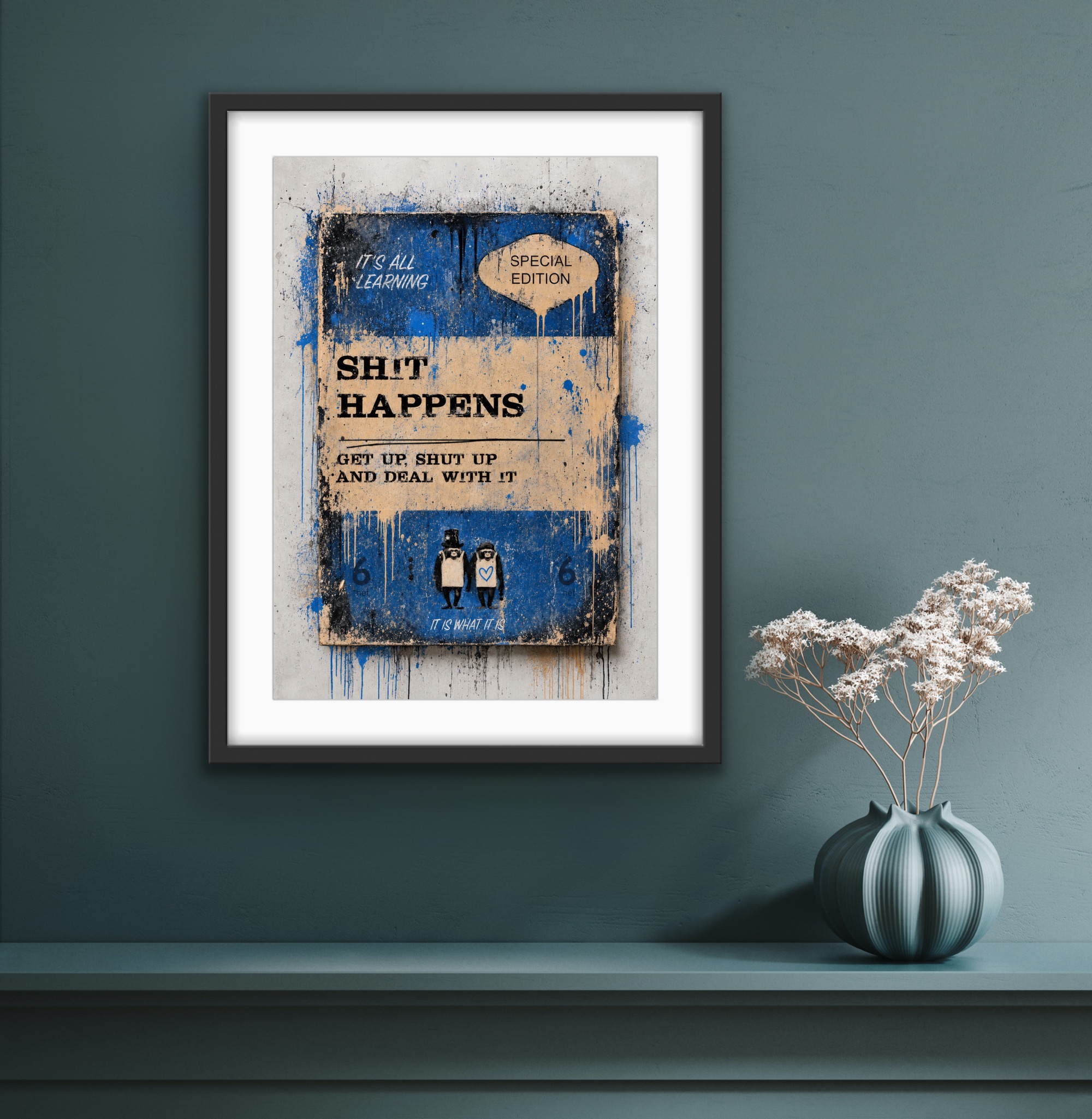 SHIT HAPPENS - Special Edition Penguin Print - Image 4