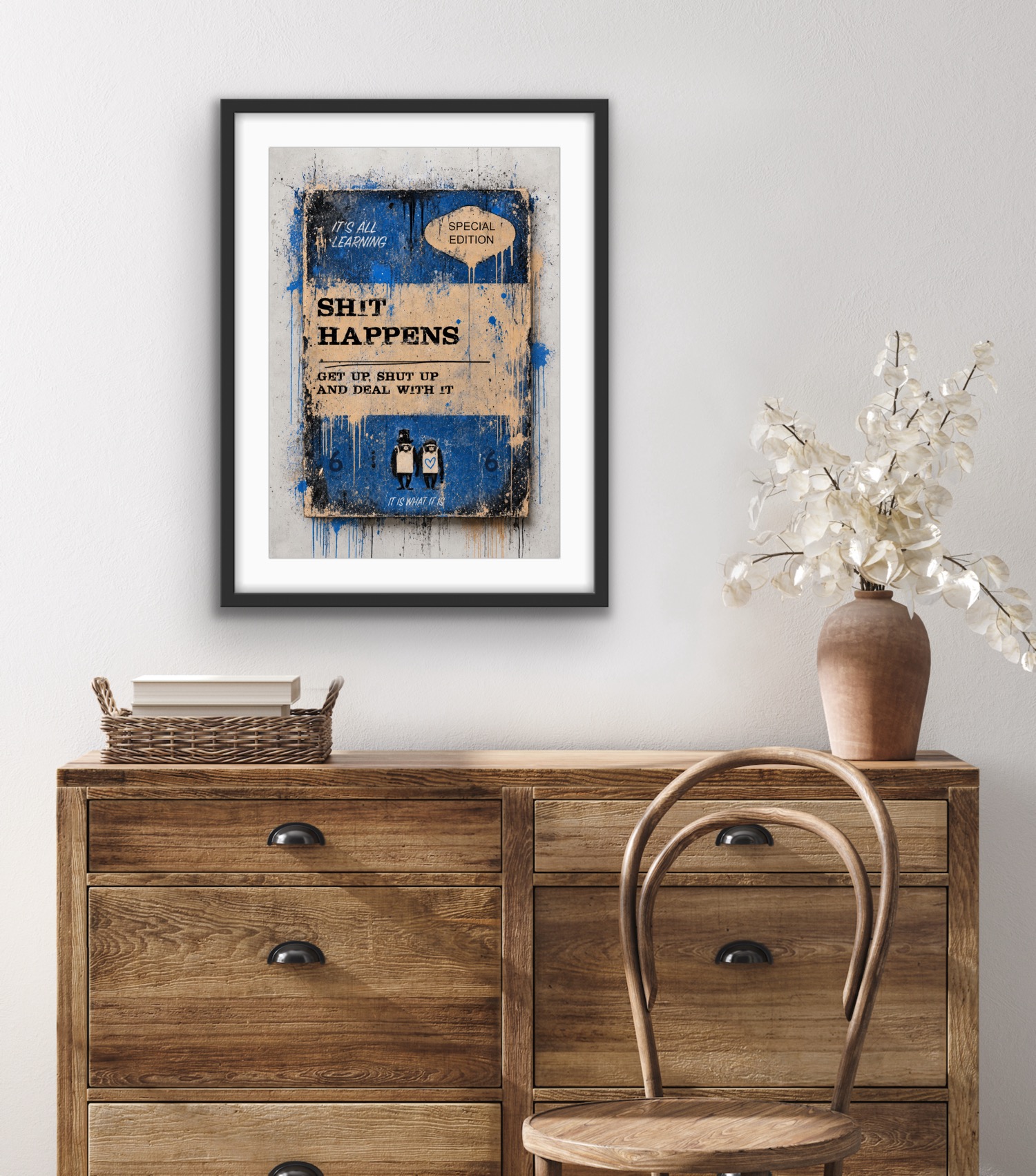 SHIT HAPPENS - Special Edition Penguin Print - Image 5
