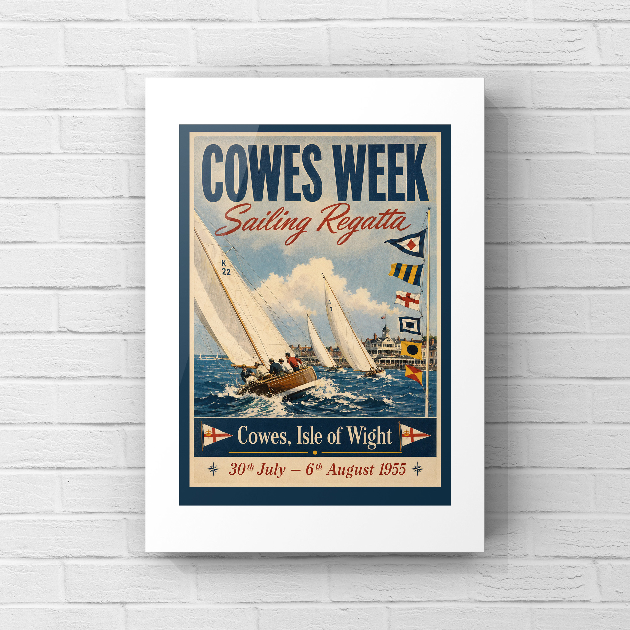 Cowes Week 1955 - Print - Image 6