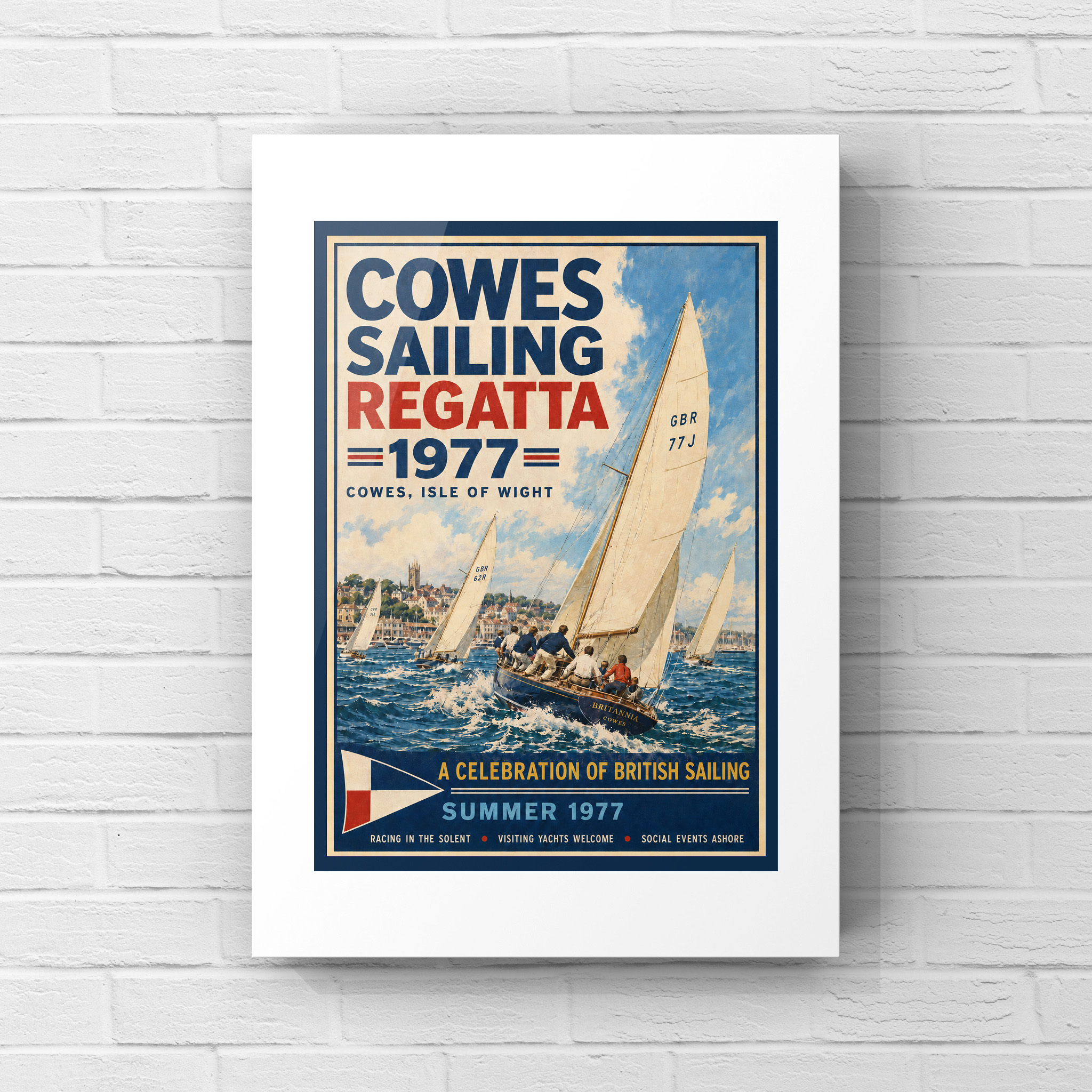 Cowes Week 1977 - Print - Image 6