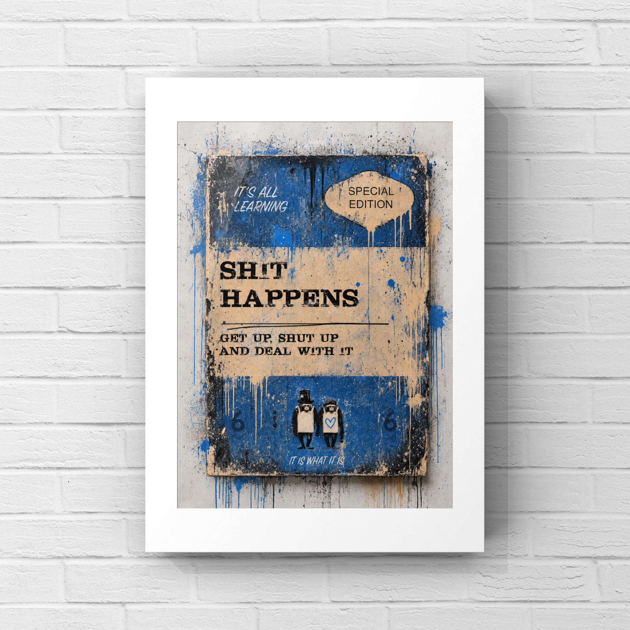 SHIT HAPPENS - Special Edition Penguin Print - Image 6